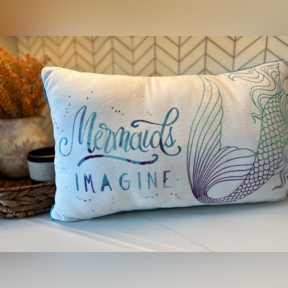 Mermaids Imagine Decorative Pillow